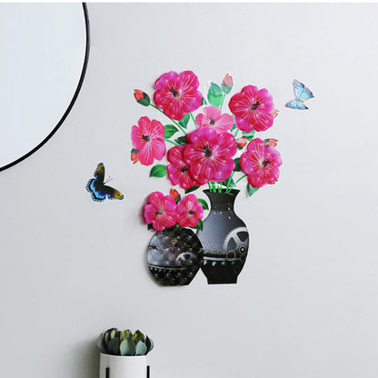 Plant Vase 3D Stereo Sticker™ | 1+1 GRATIS | Veska