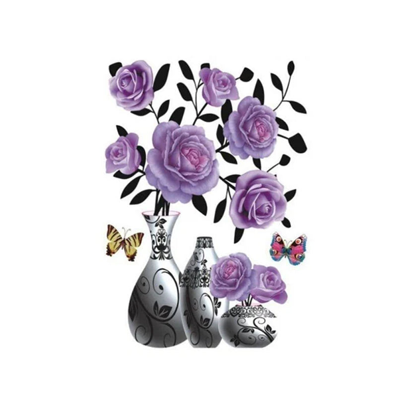 Plant Vase 3D Stereo Sticker™ | 1+1 GRATIS | Veska 12