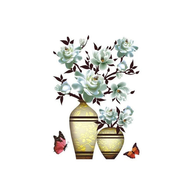Plant Vase 3D Stereo Sticker™ | 1+1 GRATIS | Veska 2