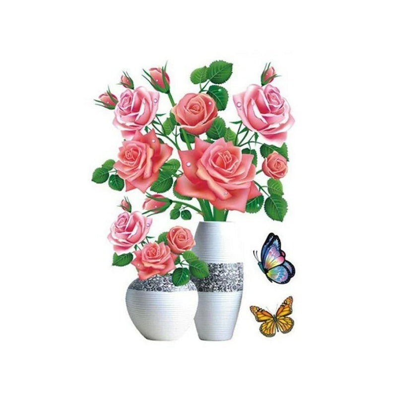 Plant Vase 3D Stereo Sticker™ | 1+1 GRATIS | Veska 8