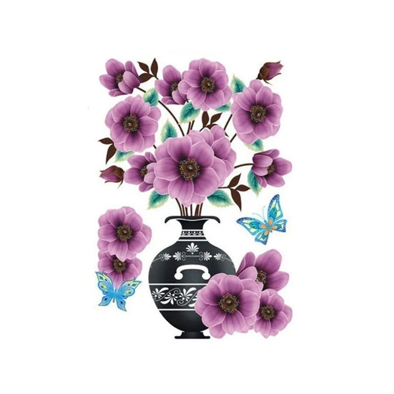 Plant Vase 3D Stereo Sticker™ | 1+1 GRATIS | Veska 9