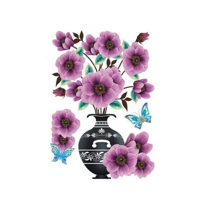 Plant Vase 3D Stereo Sticker™ | 1+1 GRATIS | Veska 9