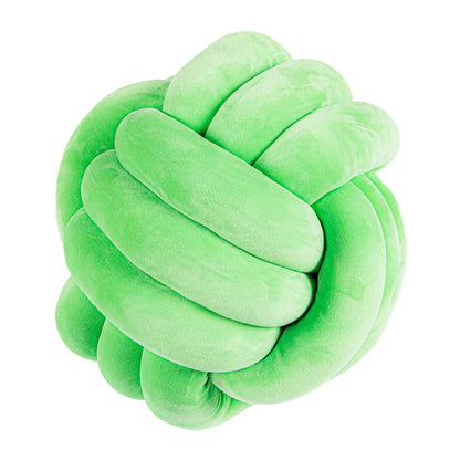 Plush Knot Kudde (Sammet) | Veska Knot jadegrön