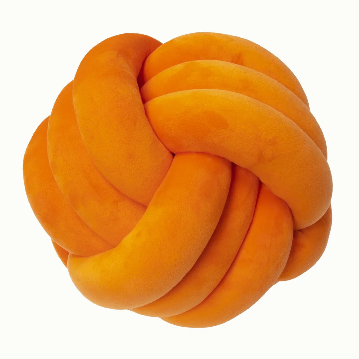 Plush Knot Kudde (Sammet) | Veska Knot orange