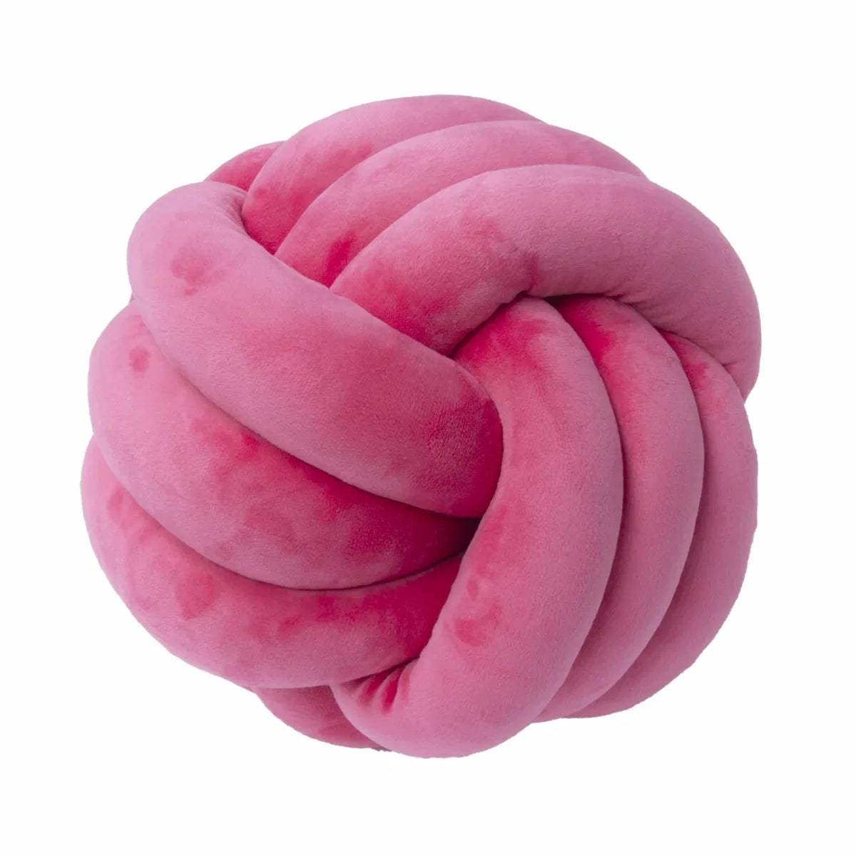 Plush Knot Kudde (Sammet) | Veska Knot rosaröd
