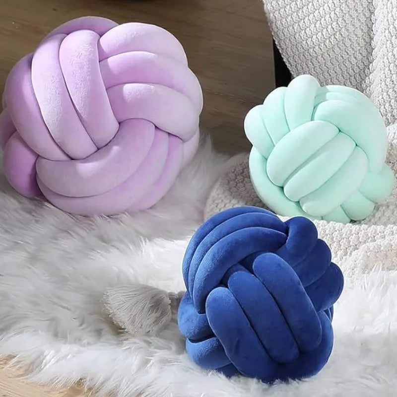 Plush Knot Kudde (Sammet) | Veska
