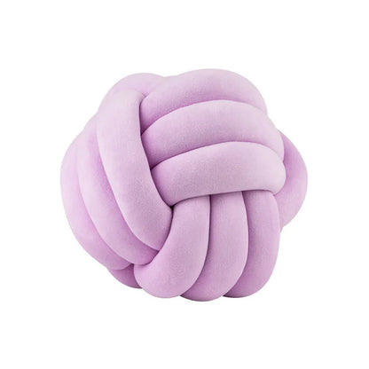 Plush Knot Kudde (Sammet) | Veska Knut lila