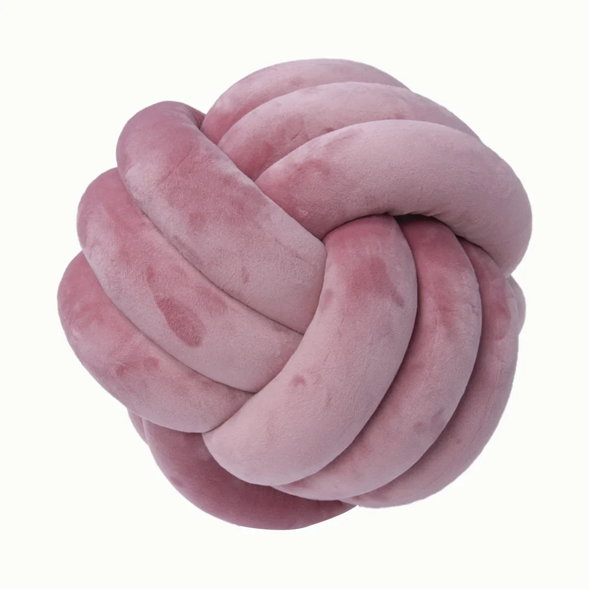 Plush Knot Kudde (Sammet) | Veska Knyt ljuslila rosa