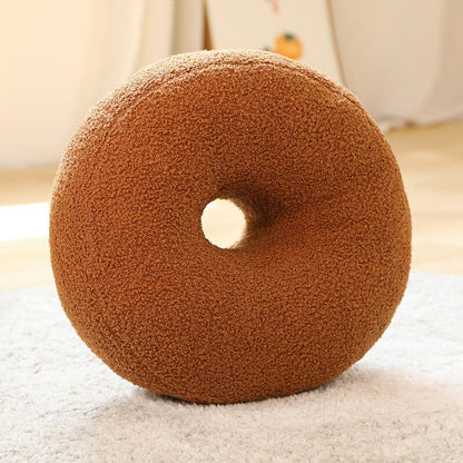 Plush Kuddar - Donut, Glob, Båge och Knut | Veska Brun Donut 38cm