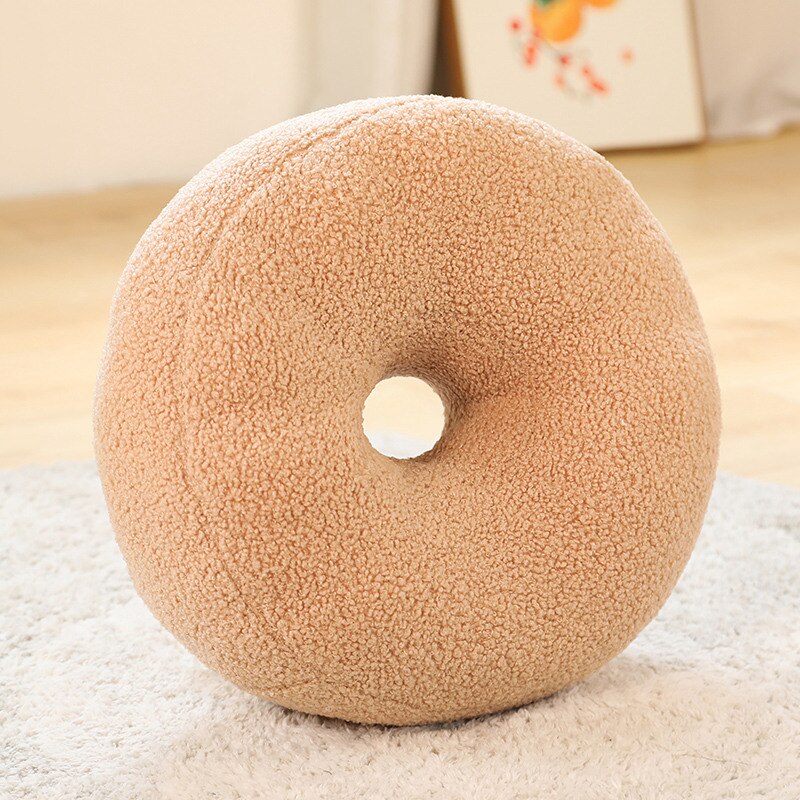 Plush Kuddar - Donut, Glob, Båge och Knut | Veska Khaki Donut 38cm