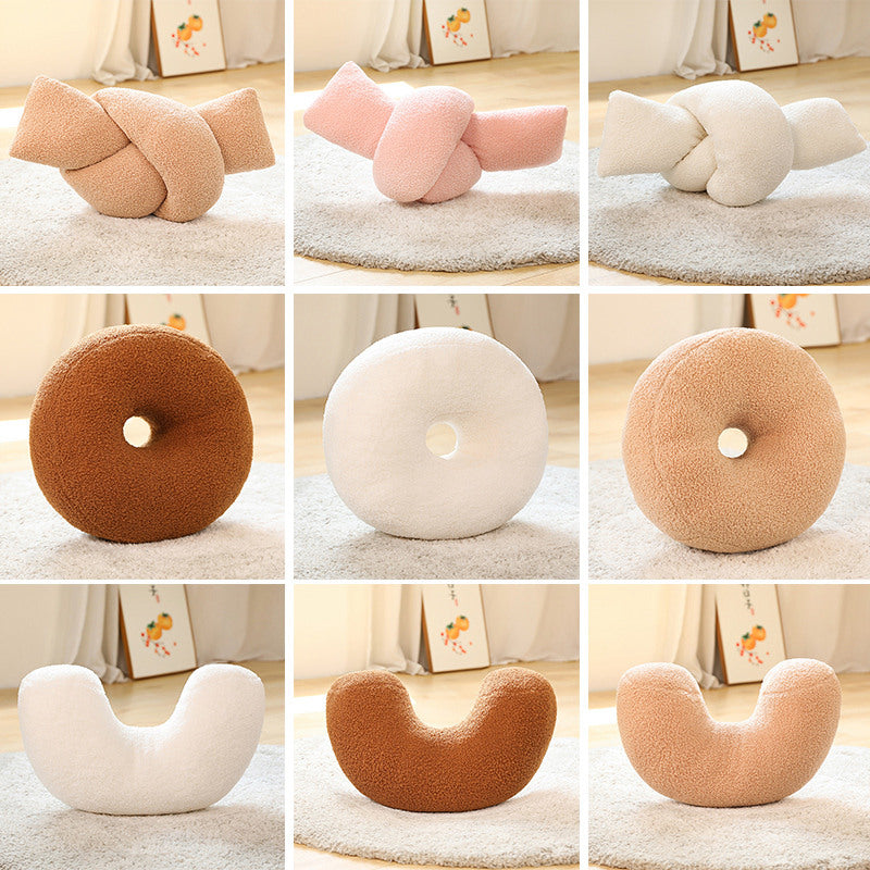 Plush Kuddar - Donut, Glob, Båge och Knut | Veska