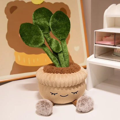Plush Potted Plants Series | Veska Bladig växt 30 cm 12 tum
