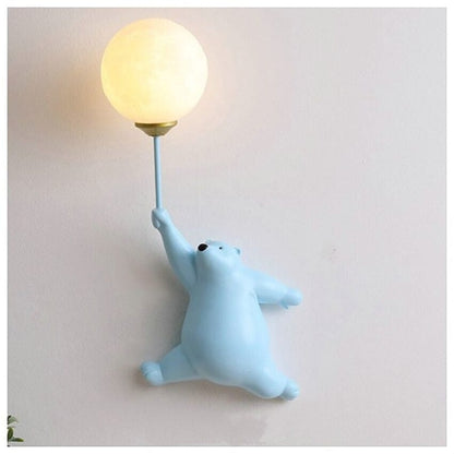 Polar Bear Vägglampa | Veska Blå