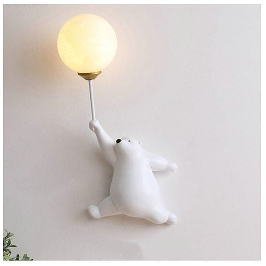 Polar Bear Vägglampa | Veska Vit