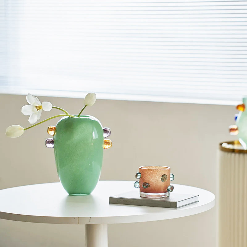 Polka Globe Glass Vase Collection | Veska