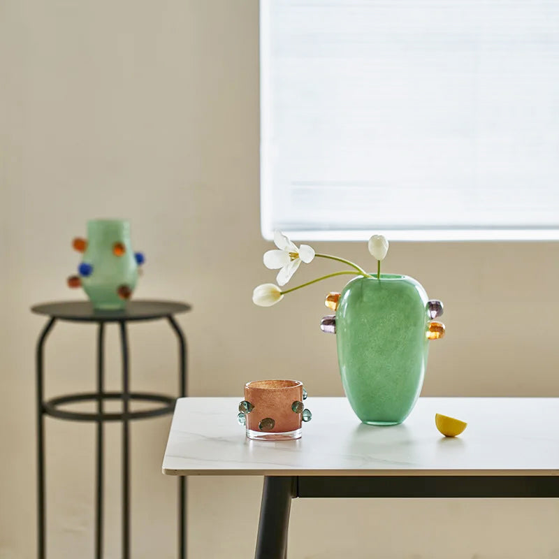 Polka Globe Glass Vase Collection | Veska