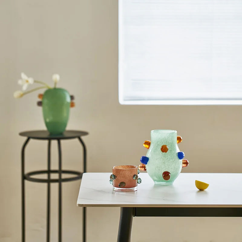 Polka Globe Glass Vase Collection | Veska