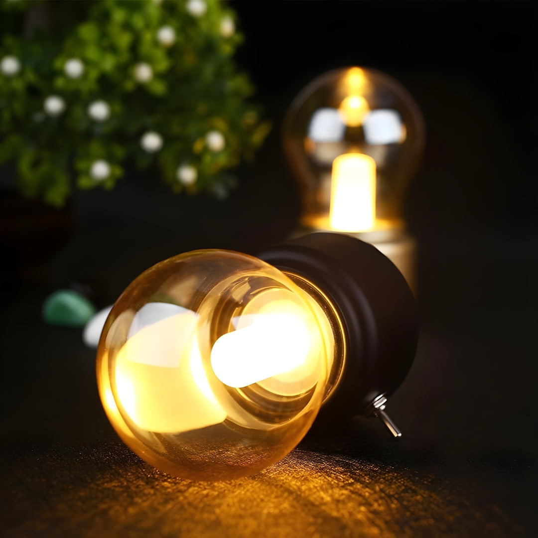 Portabel Retro Bordslampa - LumiRetro | Veska