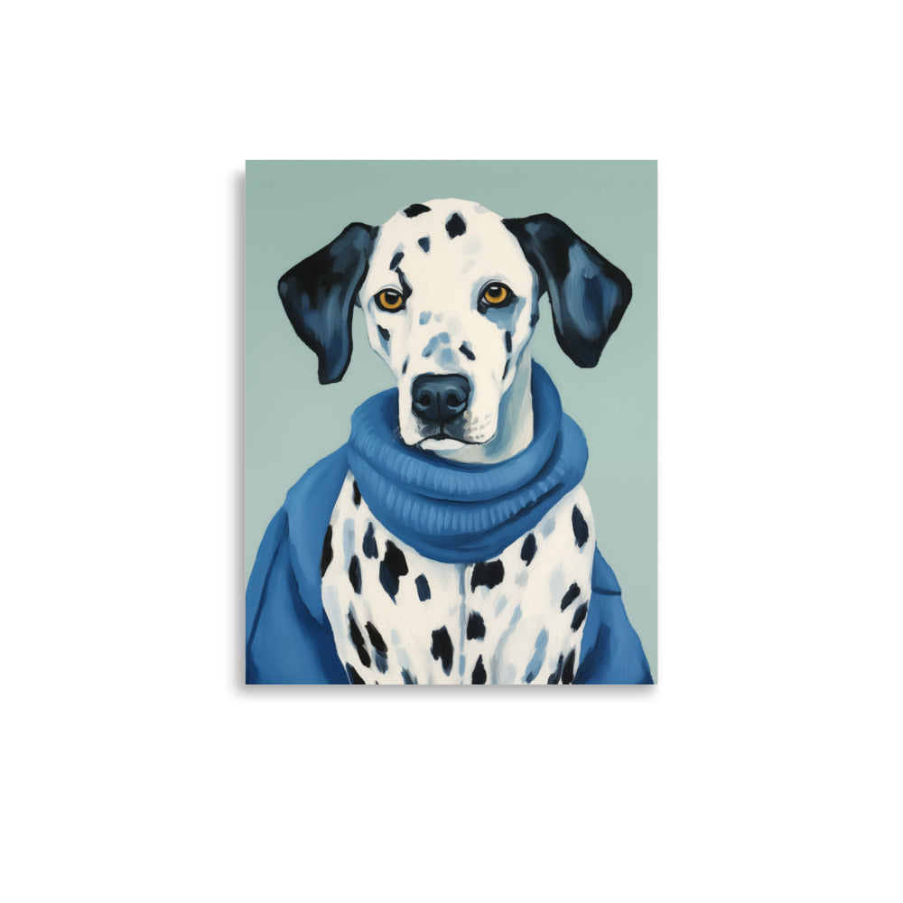Porträtt av dalmatian | Veska 11″×14″