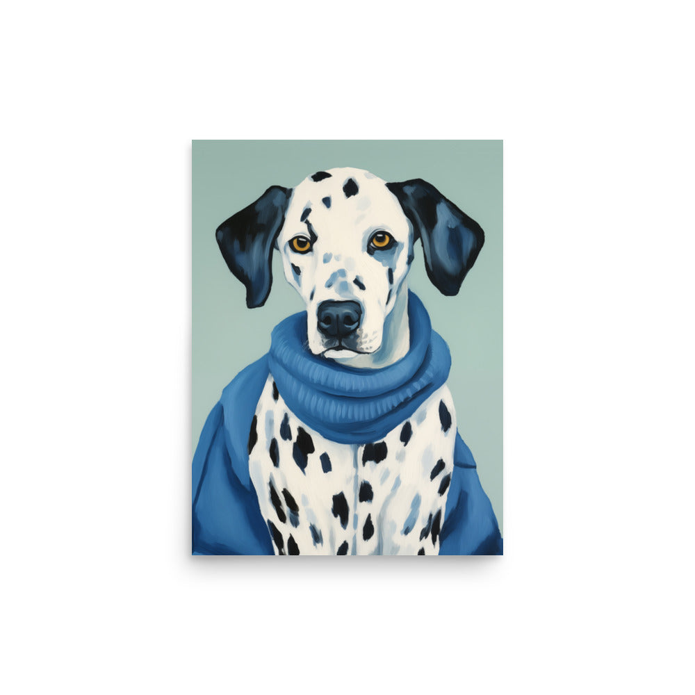 Porträtt av dalmatian | Veska 12″×16″