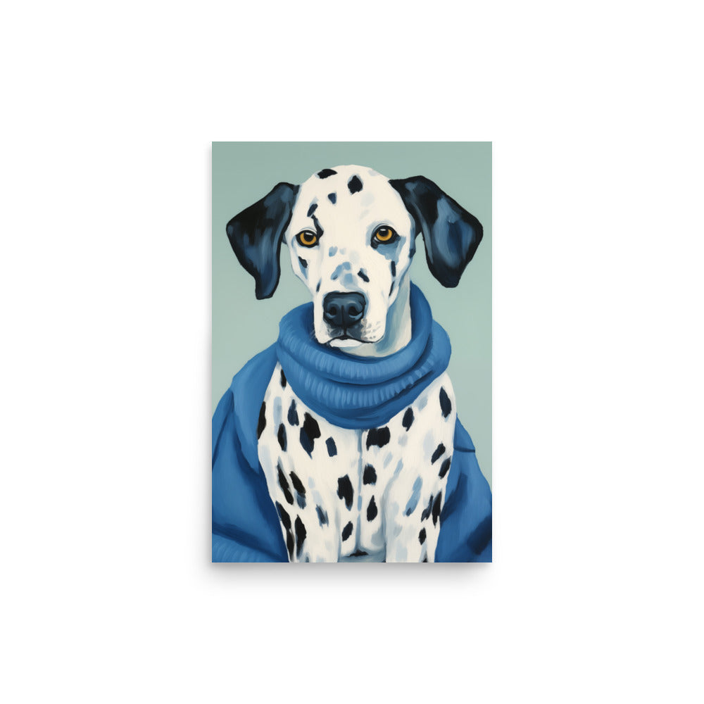 Porträtt av dalmatian | Veska 12″×18″