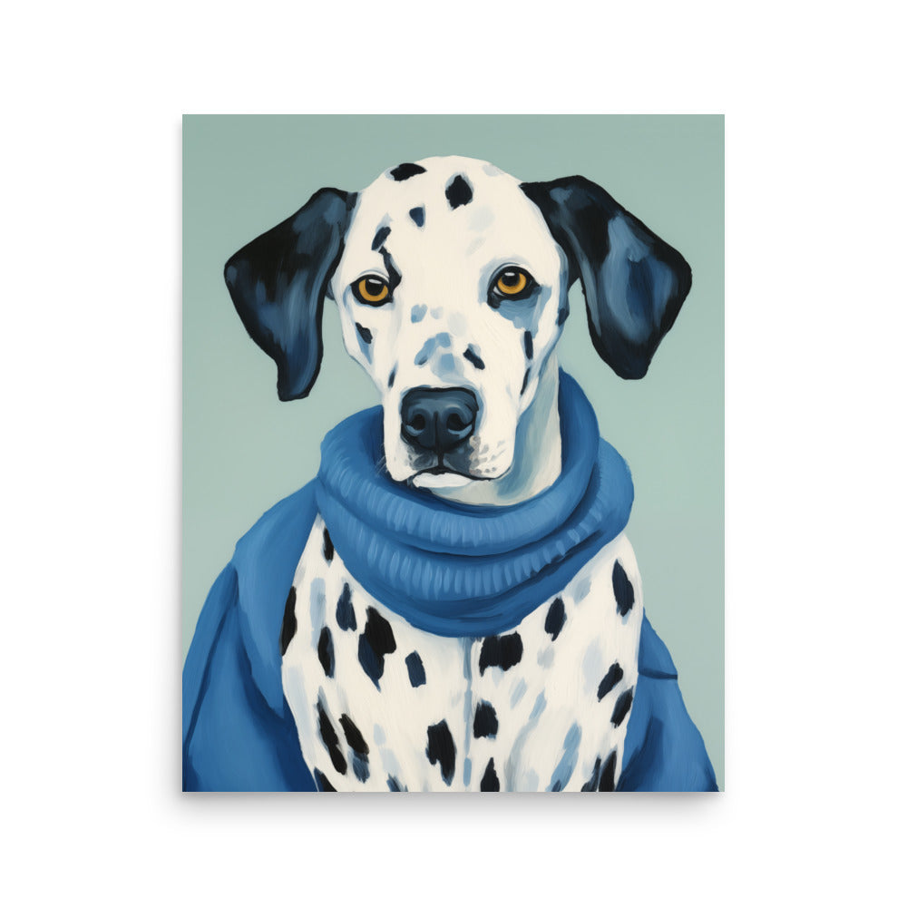 Porträtt av dalmatian | Veska 16″×20″