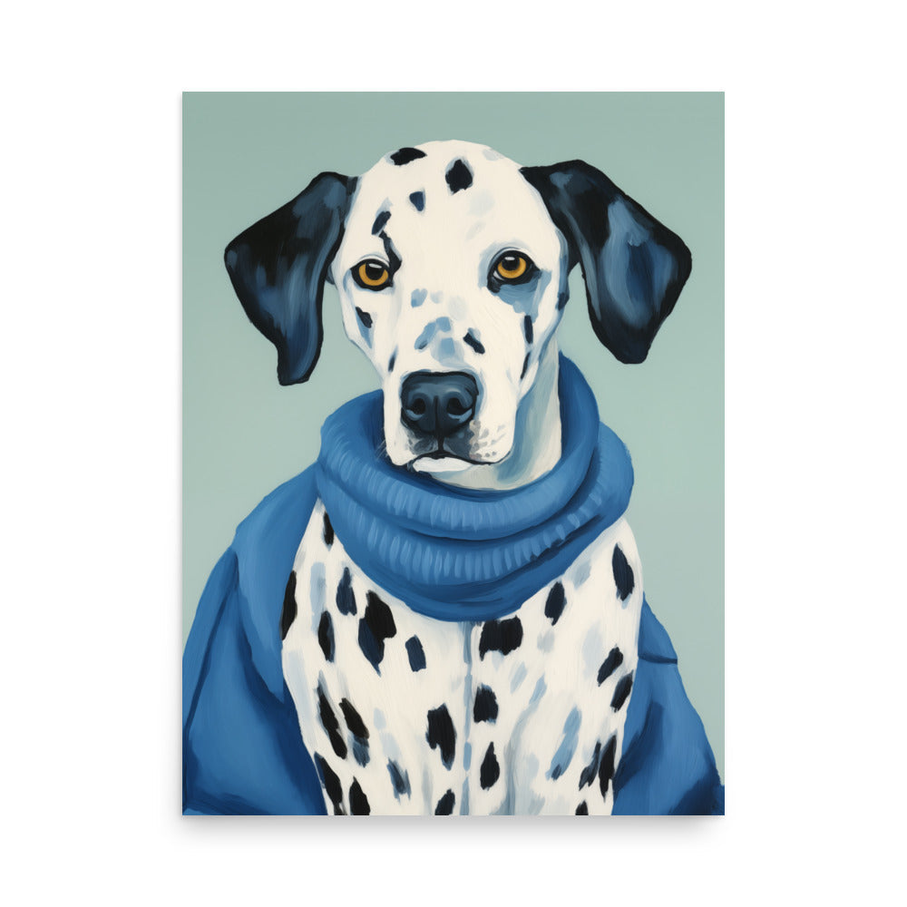 Porträtt av dalmatian | Veska 18″×24″