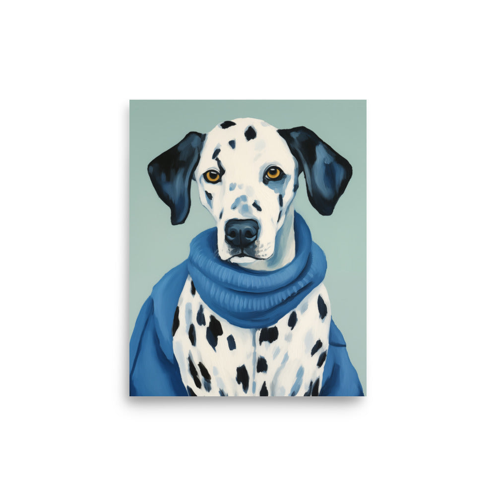 Porträtt av dalmatian | Veska 8″×10″