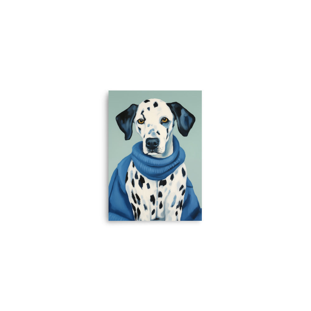 Porträtt av dalmatian | Veska 5″×7″