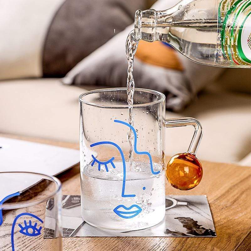 Porträtt Glas Mugg | Veska High 400ml