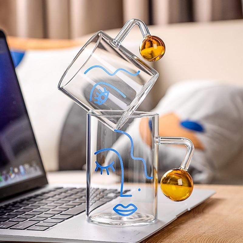 Porträtt Glas Mugg | Veska