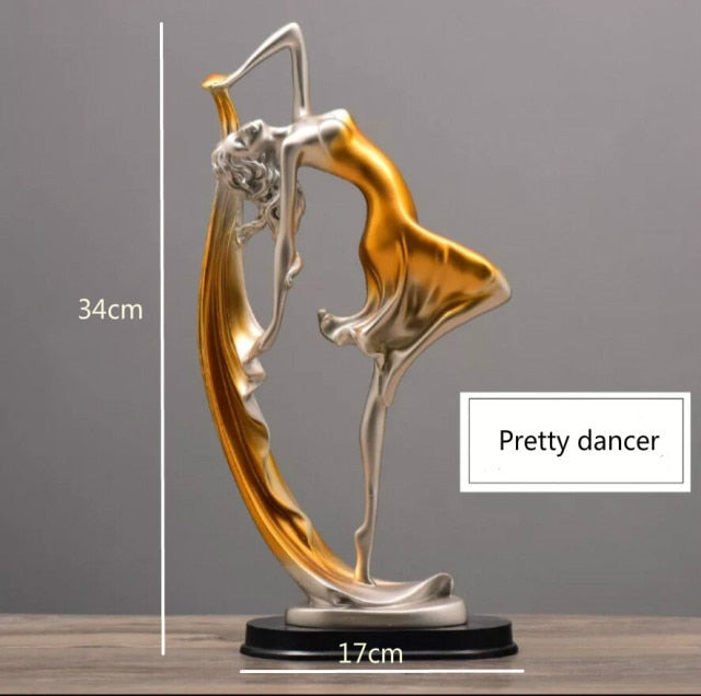 Pretty Dancer Figuriner Vin Hållare | Veska Stort vackert dansare