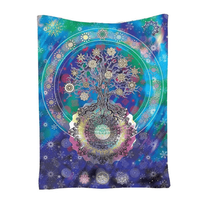 Psykedelisk Träd Mandala Tapestry | Veska
