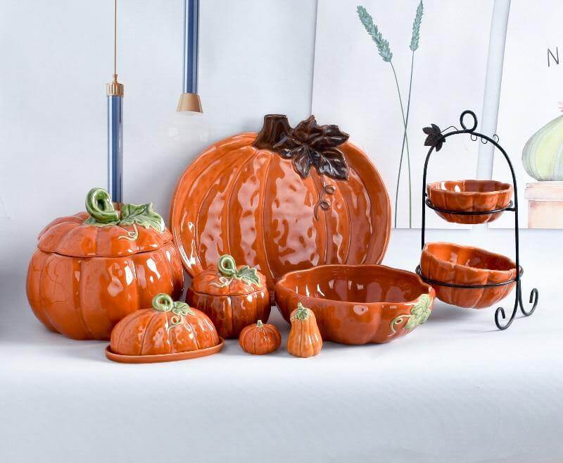Pumpkin Keramisk Kök Mugg Skål | Veska