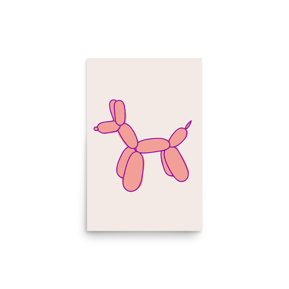 Puppy Balloon | Veska 12″×18″