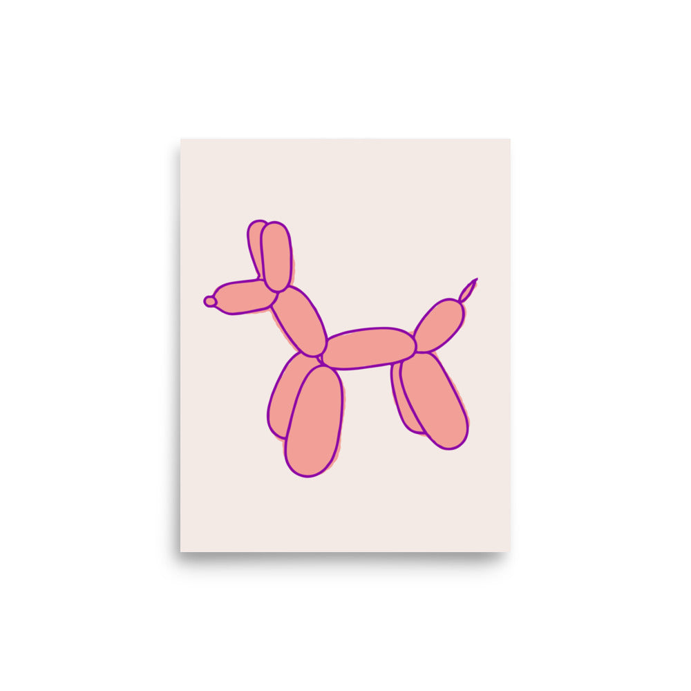 Puppy Balloon | Veska 8″×10″