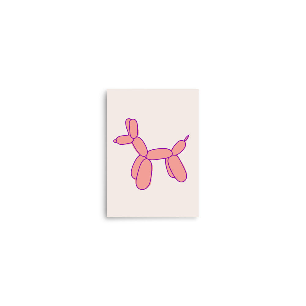 Puppy Balloon | Veska 5″×7″