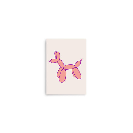 Puppy Balloon | Veska 5″×7″