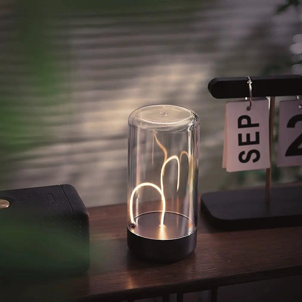 PureGlow - Modern Bordslampa med Enkel Elegans | Veska