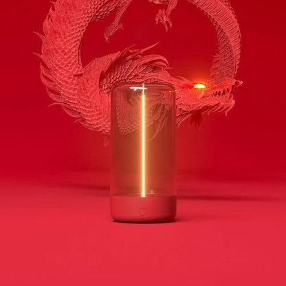 PureGlow - Modern Bordslampa med Enkel Elegans | Veska Röd
