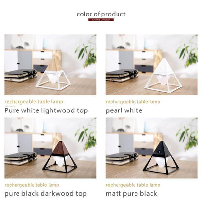 Pyramid Modern Touch Sänglamp Dekor | Veska