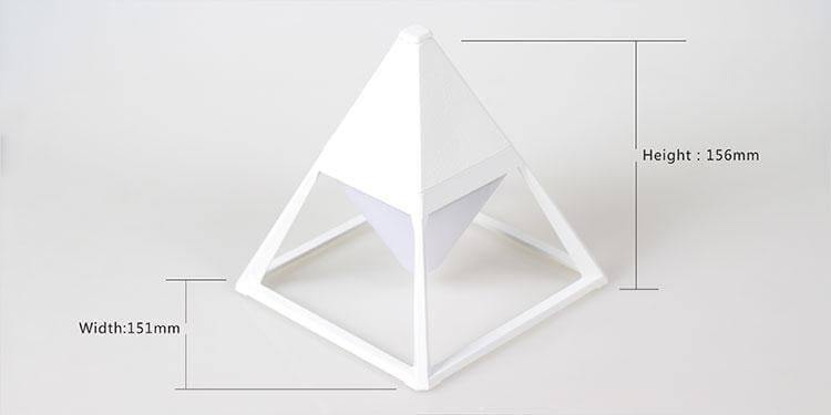 Pyramid Modern Touch Sänglamp Dekor | Veska
