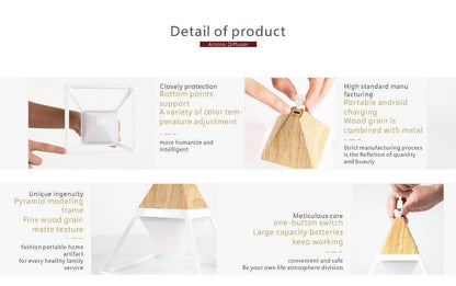 Pyramid Modern Touch Sänglamp Dekor | Veska