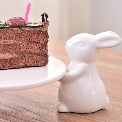 Rabbit Keramisk Dessert Serveringsfat | Veska