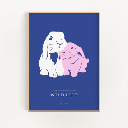 Rabbits | Veska 21×30 cm