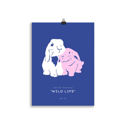Rabbits | Veska 30×40 cm