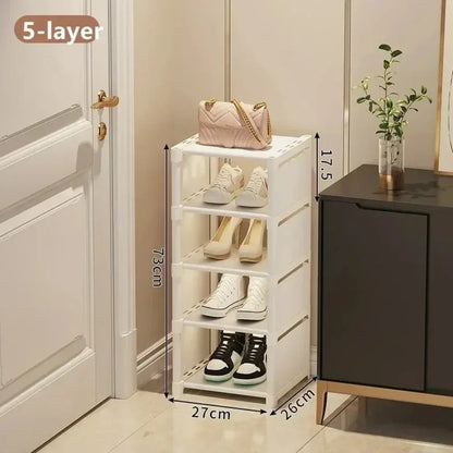 RACK Stapelbar skohängare för hörn Platsbesparande organization med stil | Veska