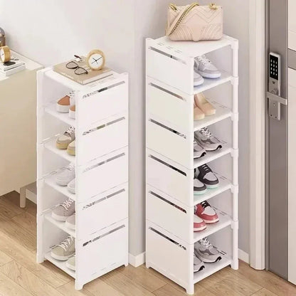 RACK Stapelbar skohängare för hörn Platsbesparande organization med stil | Veska