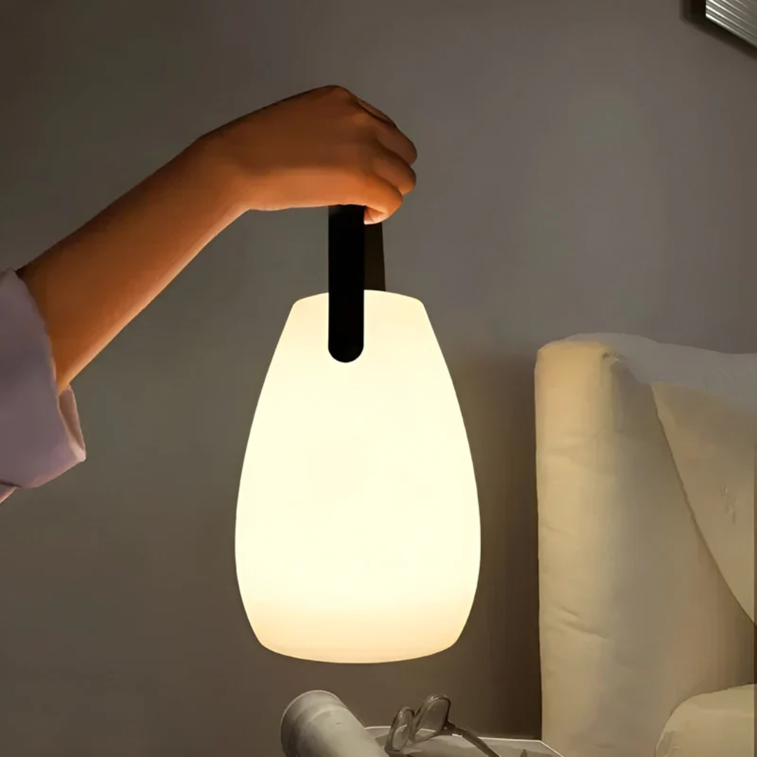 RadianceFlex - Bärbar LED-bordslampa med vattentät funktion Veska