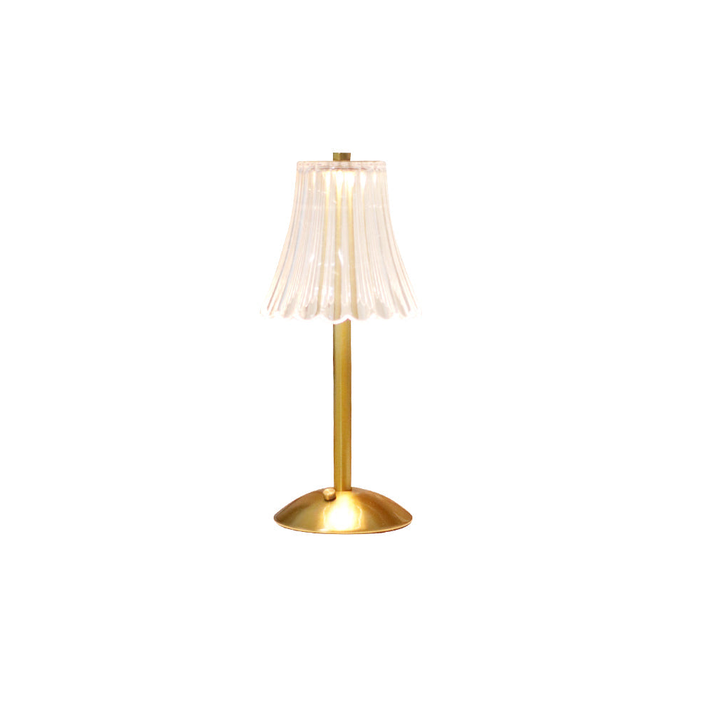 RadiantGold – Elegant Bärbar Bordslampa | Veska